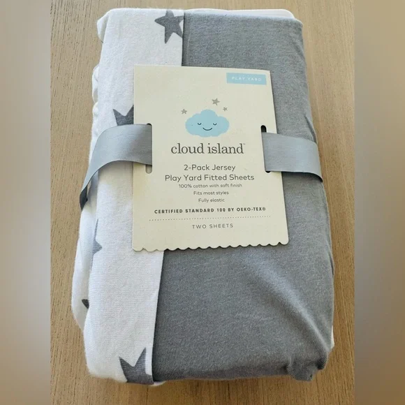 Cloud Island Fitted Sheets for Play-Yard / 2 Pack
(New never used) - Picture 1 of 7
